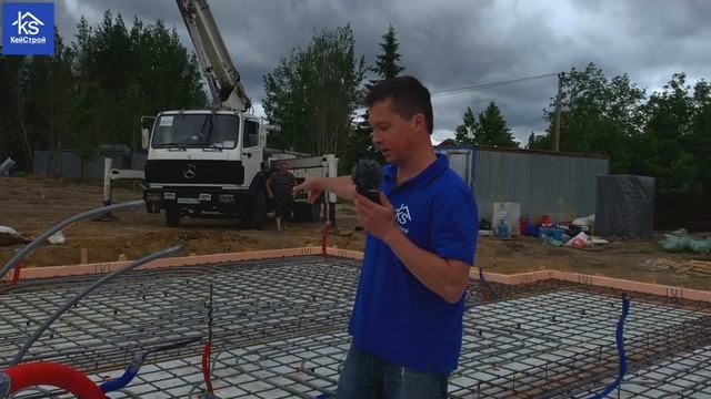 Одноэтажный дом из газобетона. Монтаж УШП. Заливаем фундамент.  СТРОИМ ДОМ С ПЛОСКОЙ КРЫШЕЙ СЕРИЯ #2