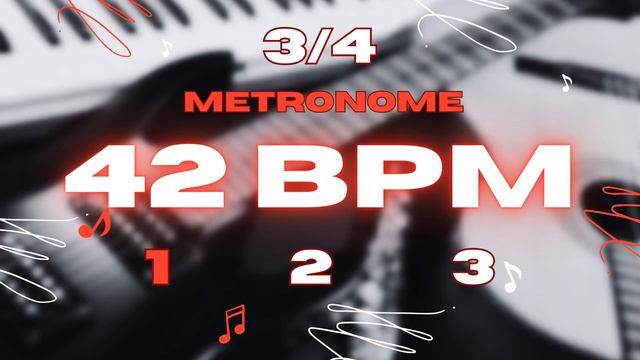 42 BPM - 3/4 & 3/8 Metronome смотреть онлайн