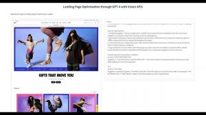 Experimenting with GPT-4 with Vision API: Landing Page Optimization Made Easy!