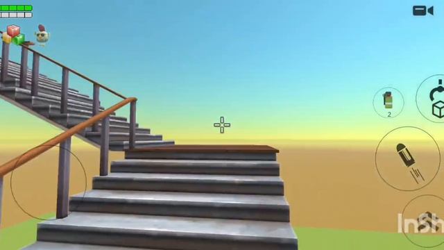 бесконечная лестница в Chicken Gun смотреть онлайн