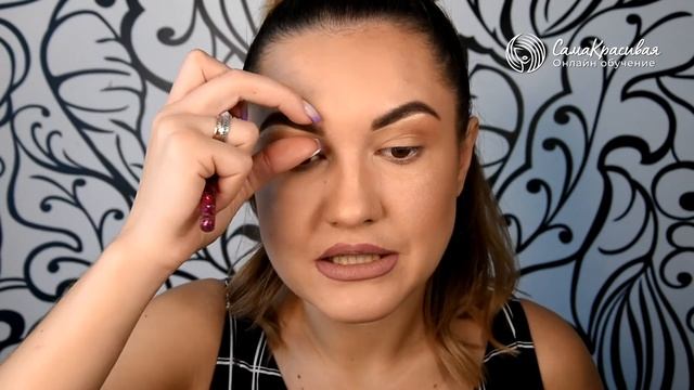 Урок №6 Рисуем брови Тенями смотреть онлайн