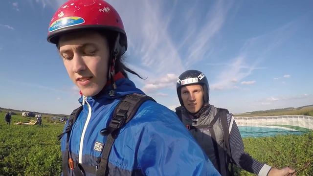 #Полёт на параплане с Летающими Пингвинами - Москва 2015 смотреть онлайн