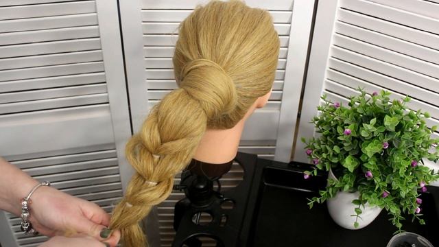 Прическа из резинок/Прическа с помощью резинок/Прически с резинками. смотреть онлайн