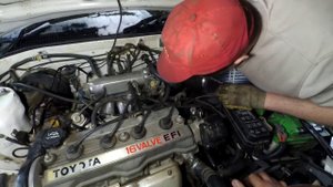 Toyota Corona из восьмидесятых годов ..диагностика