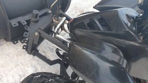 Отвал для снега на квадроцикл. своими руками.