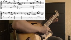 Charlie Parker - Cheryl (guitar transcription with TABs)