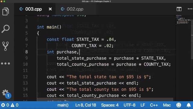 Programming Challenge #3 - Chapter 2 - Tony Gaddis - Starting Out With C++ смотреть онлайн