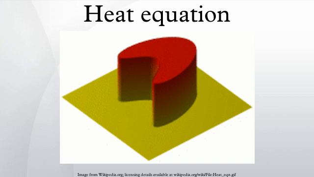 Heat equation