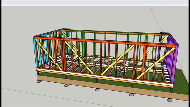 Проект каркасного дома