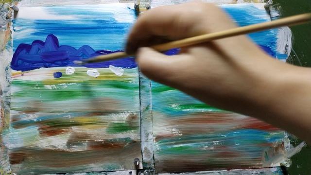 гуашь. Дерево, обучение смотреть онлайн