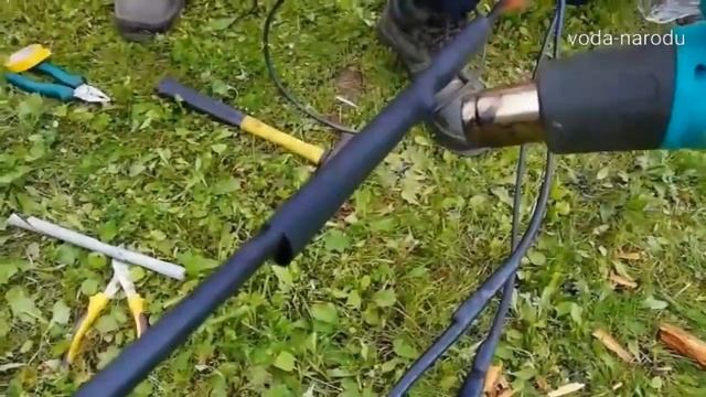 Замена насоса ЭЦВ в самоизливной скважине - ООО"ВОДА-НАРОДУ" смотреть онлайн