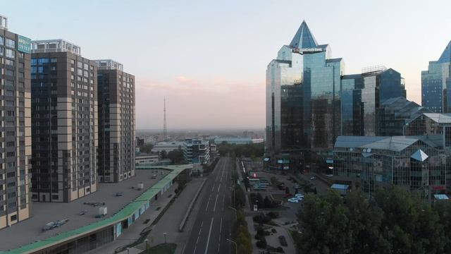 4K Drone film Almaty Виды Алматы с дрона смотреть онлайн
