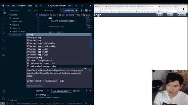 Navbar Fully Responsive Tutorial (Portfolio Website Series) смотреть онлайн
