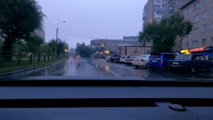 Утро 17 сентября бульвар Ботанический ул Попова г Красноярск