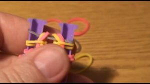 Браслет ВОЛНЫ ЛЮБВИ из резинок RAINBOW LOOM BANDS BRACELET