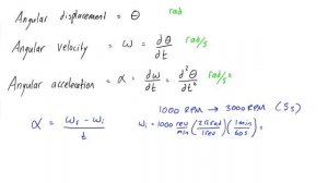 How to calculate angular acceleration