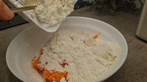 Рецепт полезных сладких и вкусных оладий из тыквы с творогом. Готовлю каждый день. Пальчики оближеш