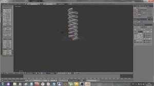Как создать пружину в блендере?