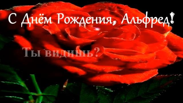 С Днём Рождения, Альфред!