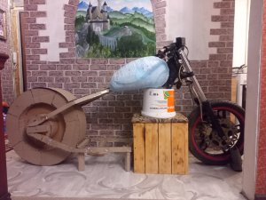 Чоппер мопед 2 "Картонное моделирование"