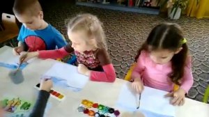 Урок рисования. Старшая группа.