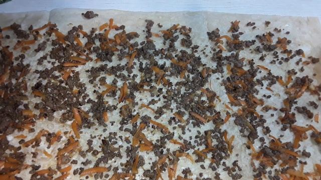 Мясной пирог из лаваша.