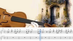 Je te laisserai des mots · Patrick Watson Violin Sheet