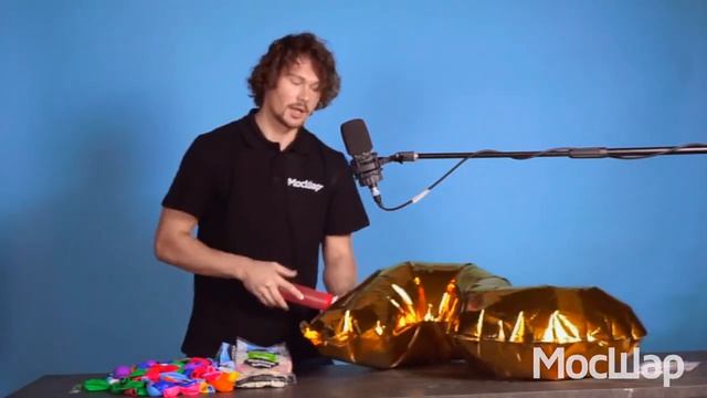 Фольгированный шар цифра - как надуть смотреть онлайн