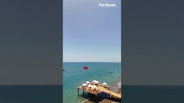 Отель Port Nature Luxury Resort Hotel & SPA 5* Турция Анталья. Как выглядит пляж и вода возле отеля