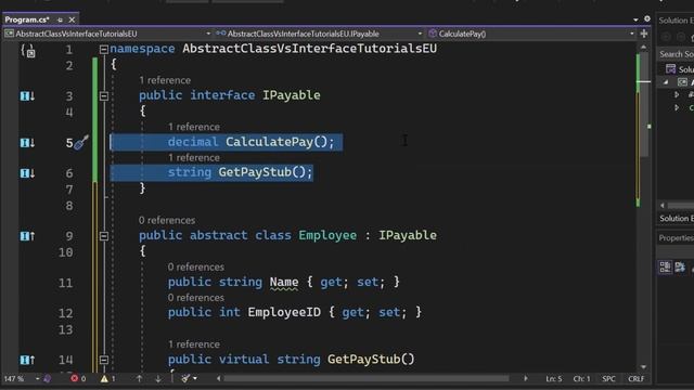 C# interfaces vs. abstract classes - An EPIC combination?