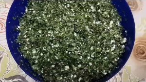 Дагестанская кухня. Афарар или чуду с зеленью - лезгинское блюдо.