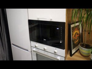BEKO MGB 25333 BG - черная микроволновка-встройка с грилем