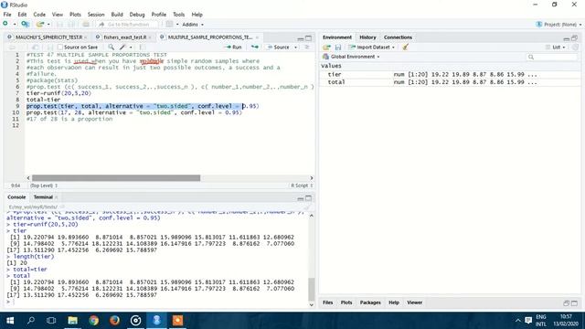 sample proportion test смотреть онлайн