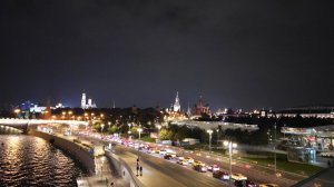 Вечерняя Москва. (8K) Зарядье. Москва-река.