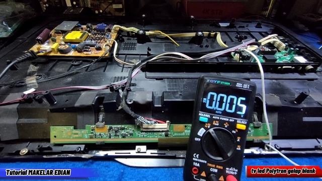 Cara Service TV LED POLYTRON Pld-32T700  layar gelap backlight nyala Suara ada || layar Blank смотреть онлайн