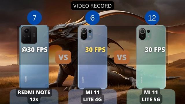 Xiaomi Redmi Note 12s vs Xiaomi Mi 11 Lite 4G vs Xiaomi Mi 11 Lite 5G | PHONE COMPARISON