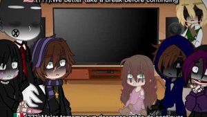 Los crepypastas reaccionan a los hijos de Jeff//Crepypastas react to Jeff 's children//°{Crepy}°