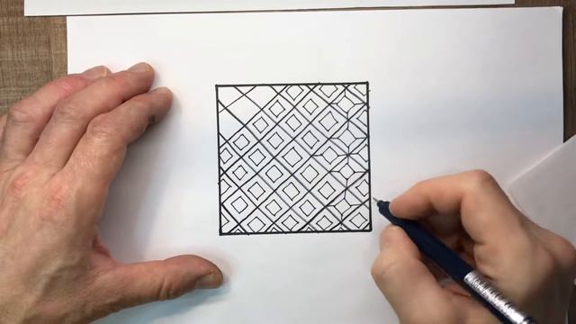 Тренировочное упражнение | зентангл смотреть онлайн