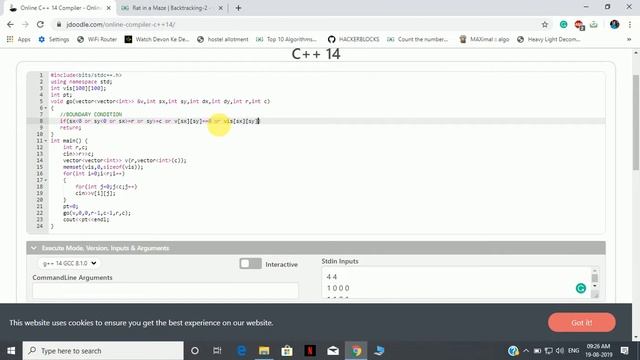 Numbers of Path Possible in a Maze | Rat Maze | faad coder | Backtracking смотреть онлайн