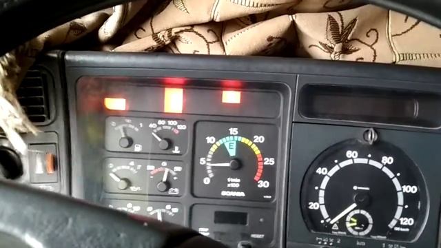 Scania Запуск в Мороз -10 Скания смотреть онлайн