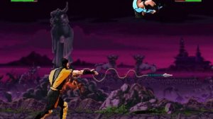 Mortal Kombat II Komplete MUGEN PLUS - SUB-ZERO Полный проход 2022 !!!