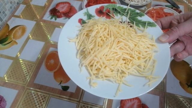 САЛАТ КРАБОВЫЙ "КОРАЛЛ"#курица+крабовыепалочки#рецепт#салатынапраздничныйстол#салат#закуска#2023