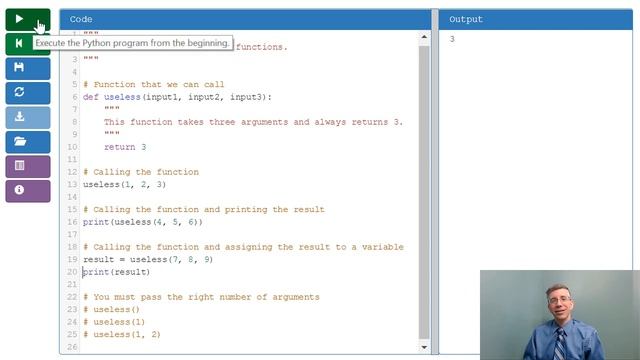 Calling Functions - Python Programming Essentials