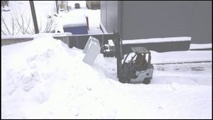 Ковш для вилочного погрузчика.