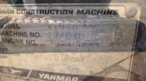 Японский мини-экскаватор Yanmar VIO 10 -2A   2011 года выпуска.