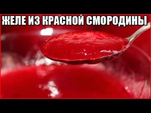 ЖЕЛЕ ИЗ КРАСНОЙ СМОРОДИНЫ НА ЗИМУ / как приготовить желе из красной смородины