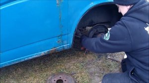 Замена тросика ручника Т 4барабаны