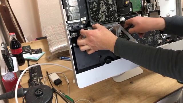 Апгрейд iMac 27 Mid 2011 A1312 SSD Samsung EVO 860  512GB