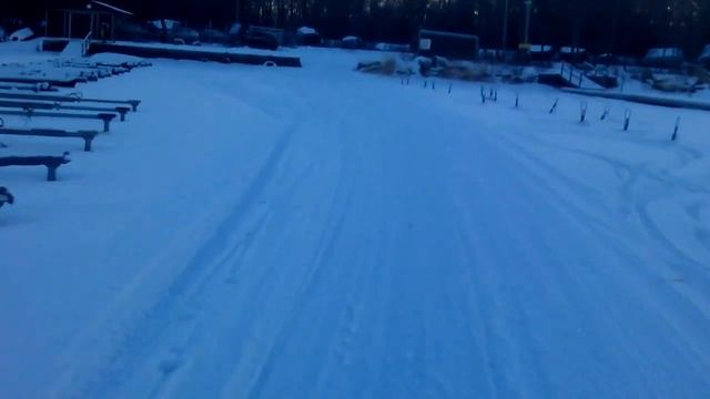 Polaris IQ 600 Touring kelkkailua. Sledding in Finland смотреть онлайн