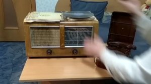 Радиограммофон + старинный ламповый радиоприемник